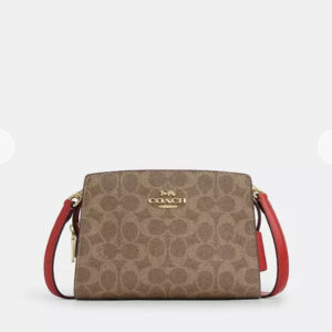 COACH | Gia Crossbody Bag In Signature Canvas (Carnation)