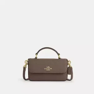COACH | Mini Josie Top Handle Bag (Dark Stone)