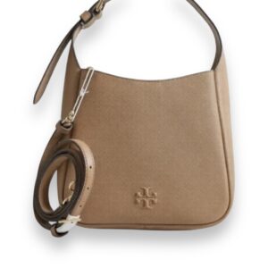 TORY BURCH | Thea Small Slouchy Leather Shoulder Bag (Tiramisu)