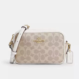 COACH | Mini Jamie Camera Bag in Signature Canvas (Sand / Chalk)