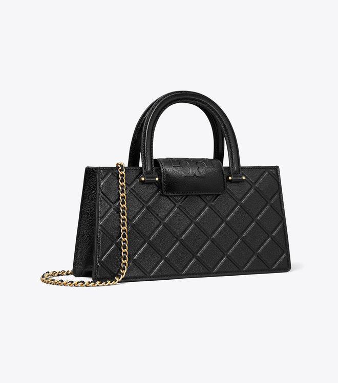 TORY BURCH | Fleming East - West Tote (Black) - Image 3